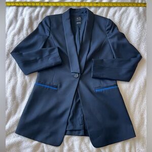 AlX long blue blazer